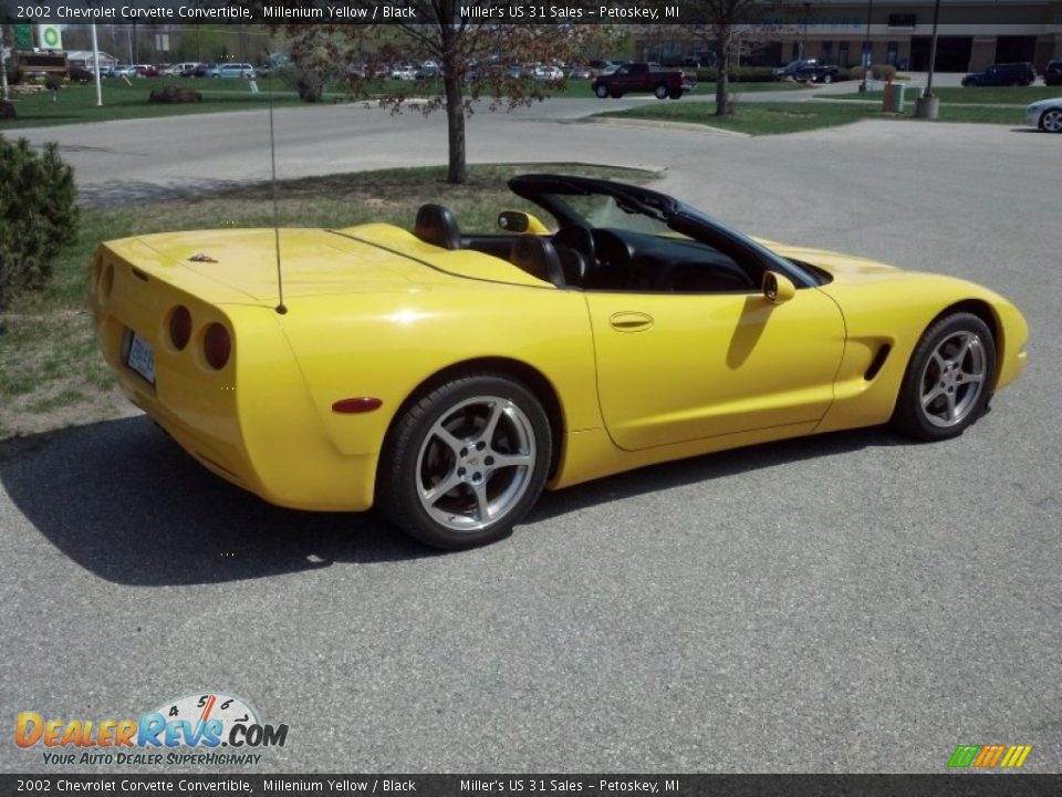 Millenium Yellow 2002 Chevrolet Corvette Convertible Photo #2