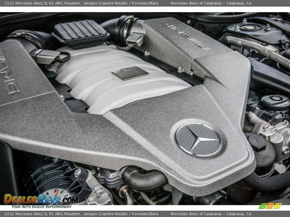 2012 Mercedes-Benz SL 63 AMG Roadster 6.3 Liter AMG DOHC 32-Valve VVT V8 Engine Photo #27