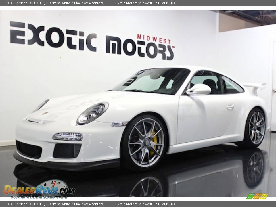 2010 Porsche 911 GT3 Carrara White / Black w/Alcantara Photo #3
