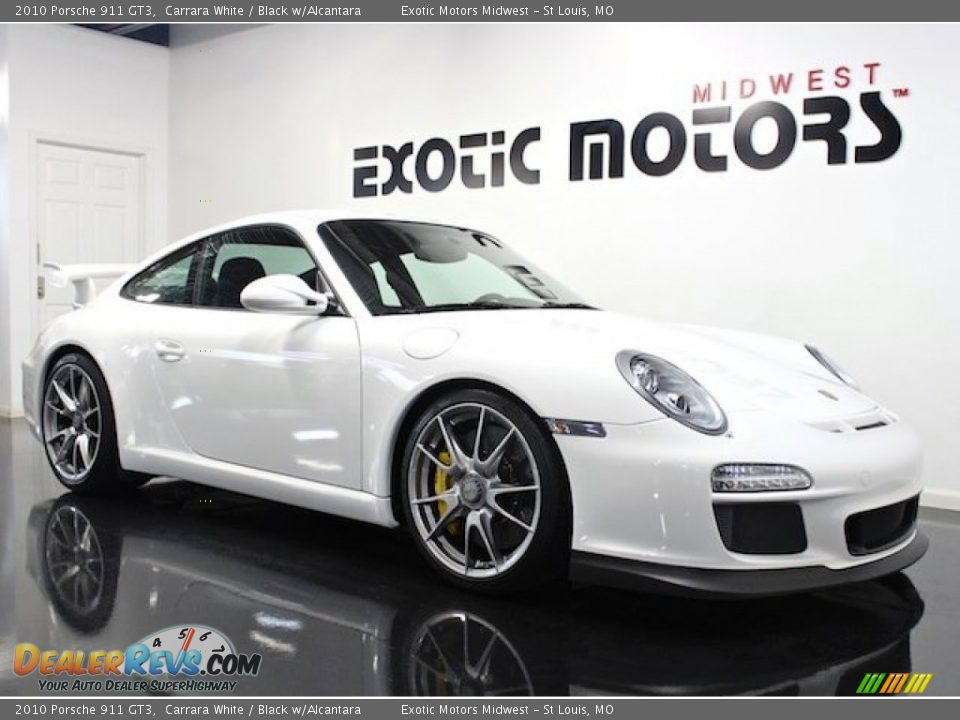 2010 Porsche 911 GT3 Carrara White / Black w/Alcantara Photo #4