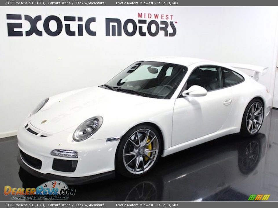 2010 Porsche 911 GT3 Carrara White / Black w/Alcantara Photo #8