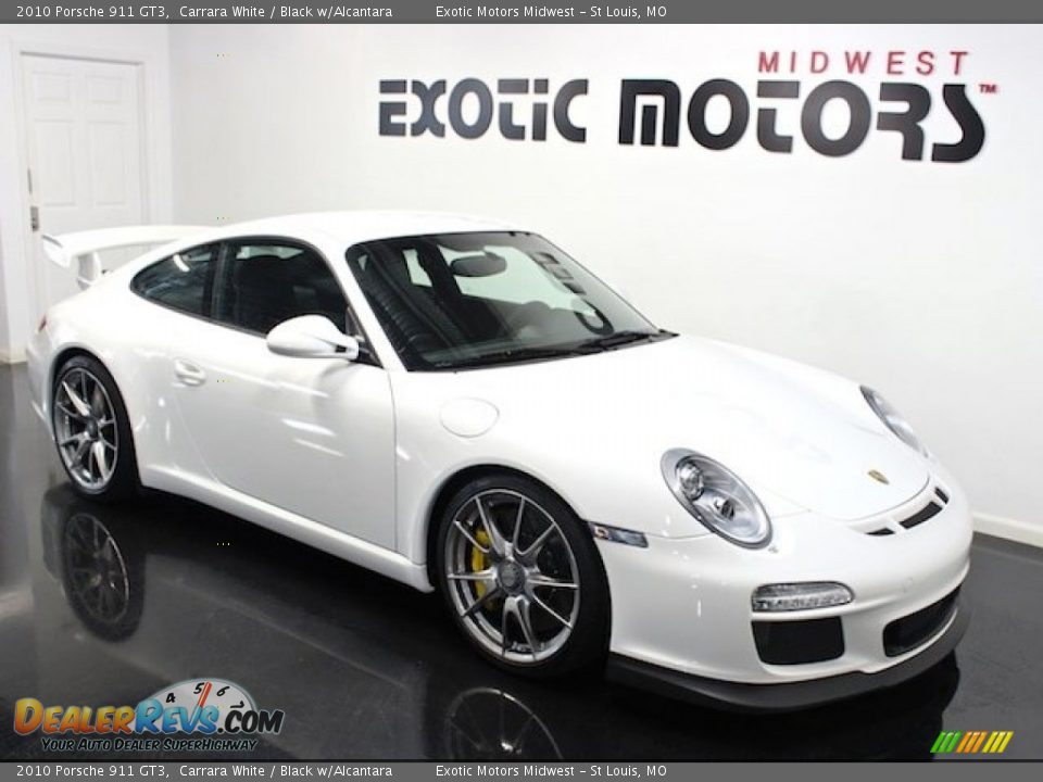 2010 Porsche 911 GT3 Carrara White / Black w/Alcantara Photo #9