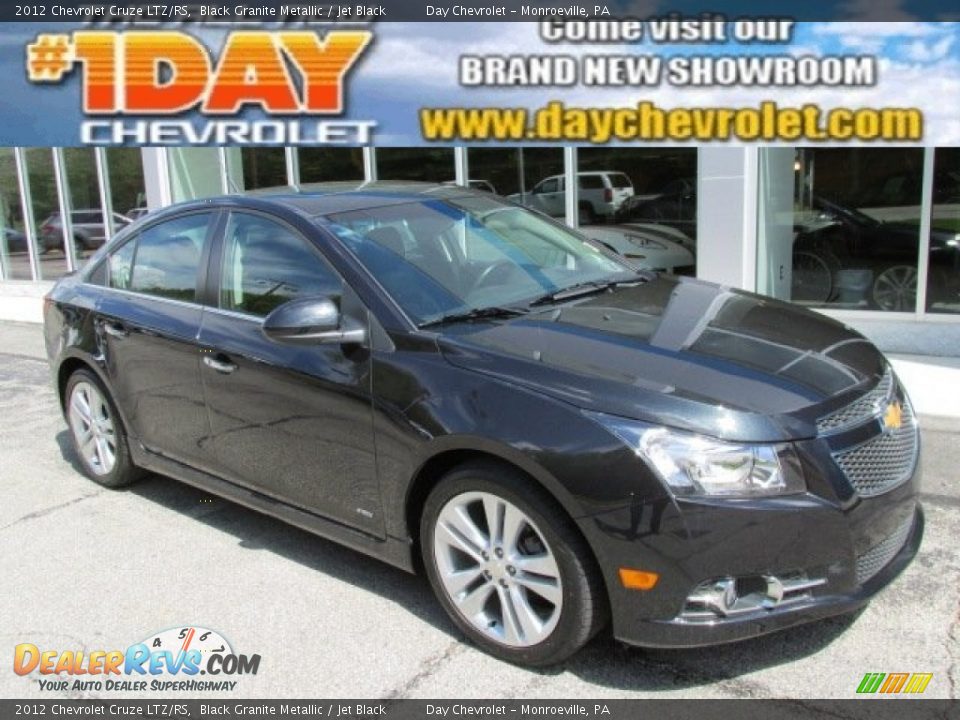 2012 Chevrolet Cruze LTZ/RS Black Granite Metallic / Jet Black Photo #1