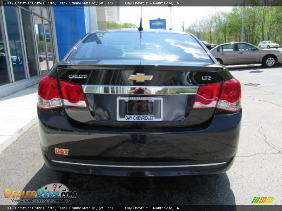 2012 Chevrolet Cruze LTZ/RS Black Granite Metallic / Jet Black Photo #7