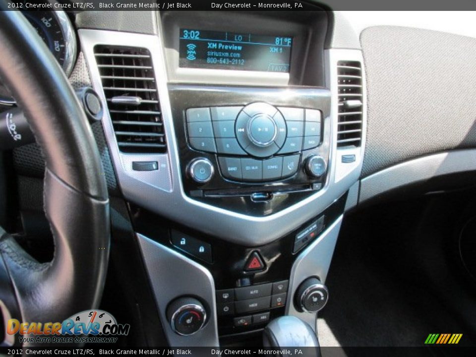 2012 Chevrolet Cruze LTZ/RS Black Granite Metallic / Jet Black Photo #13