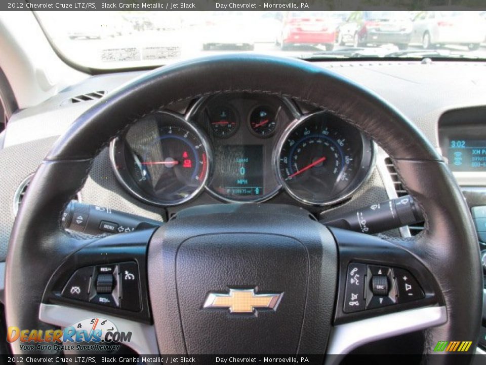 2012 Chevrolet Cruze LTZ/RS Black Granite Metallic / Jet Black Photo #17