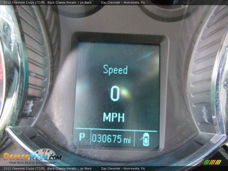 2012 Chevrolet Cruze LTZ/RS Black Granite Metallic / Jet Black Photo #20