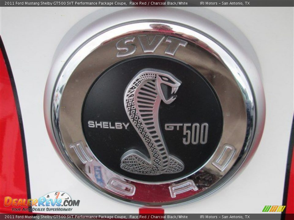 2011 Ford Mustang Shelby GT500 SVT Performance Package Coupe Race Red / Charcoal Black/White Photo #7