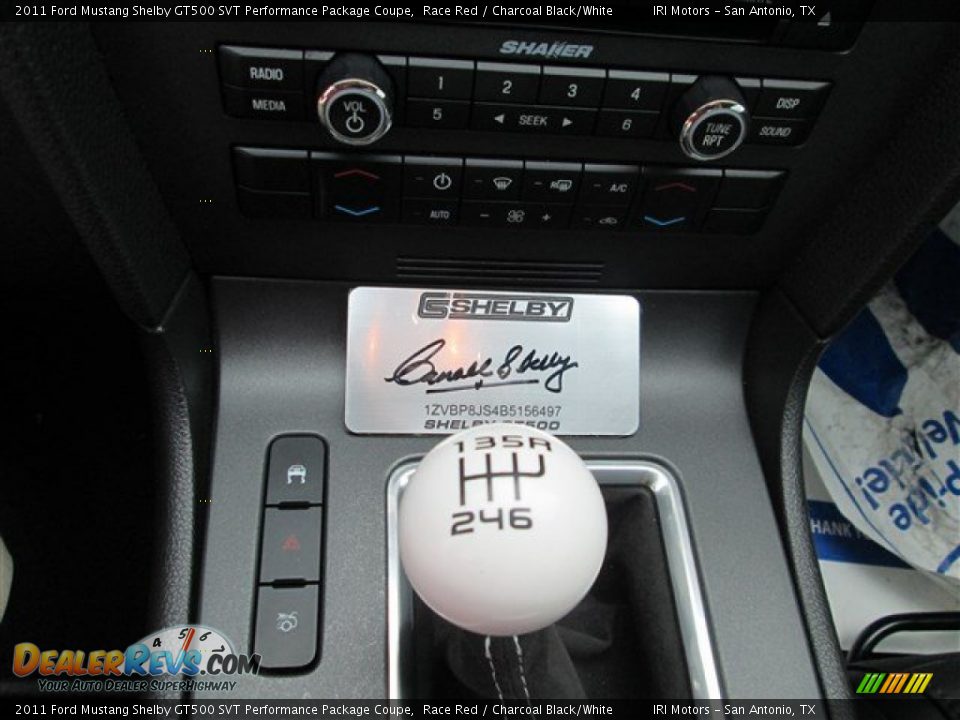Controls of 2011 Ford Mustang Shelby GT500 SVT Performance Package Coupe Photo #19