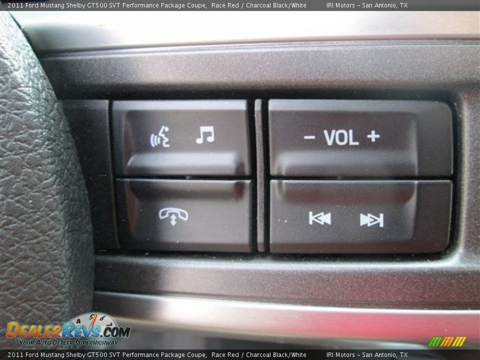 Controls of 2011 Ford Mustang Shelby GT500 SVT Performance Package Coupe Photo #20