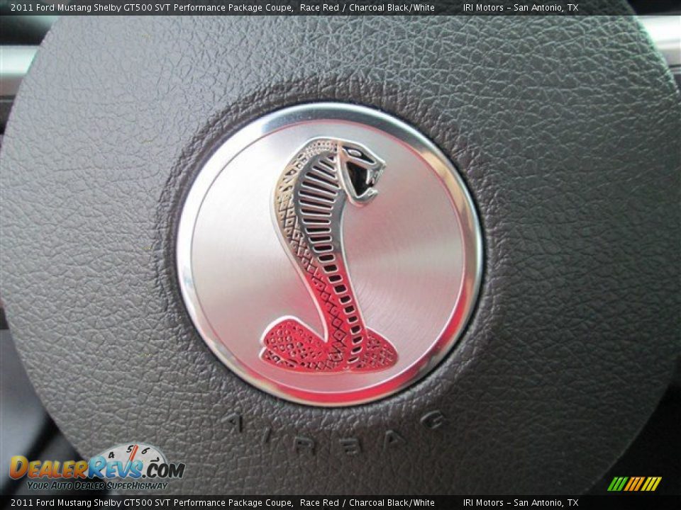 2011 Ford Mustang Shelby GT500 SVT Performance Package Coupe Race Red / Charcoal Black/White Photo #21