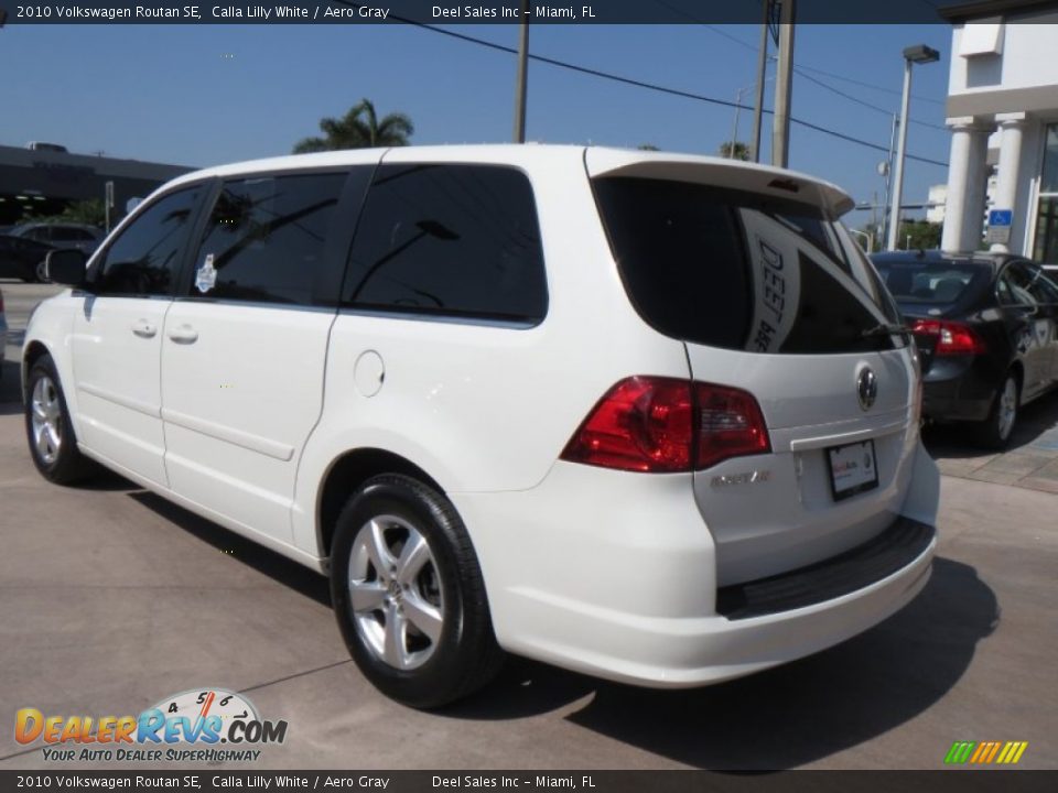 2010 Volkswagen Routan SE Calla Lilly White / Aero Gray Photo #3