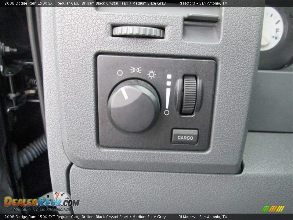 2008 Dodge Ram 1500 SXT Regular Cab Brilliant Black Crystal Pearl / Medium Slate Gray Photo #14