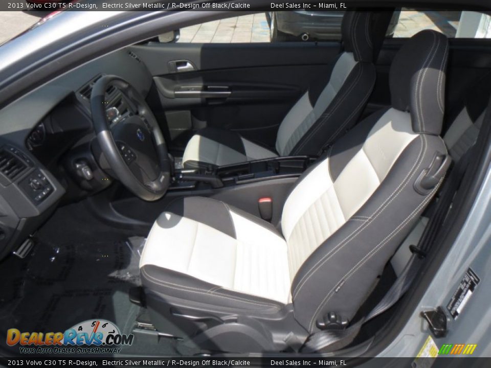 2013 Volvo C30 T5 R-Design Electric Silver Metallic / R-Design Off Black/Calcite Photo #9