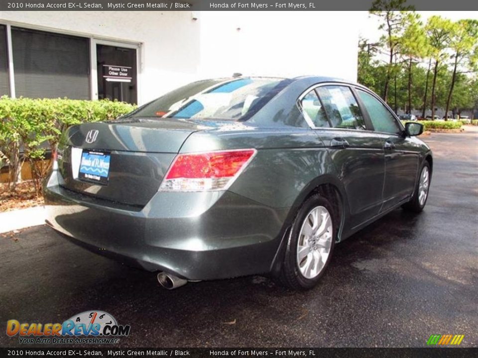 2010 Honda Accord EX-L Sedan Mystic Green Metallic / Black Photo #1