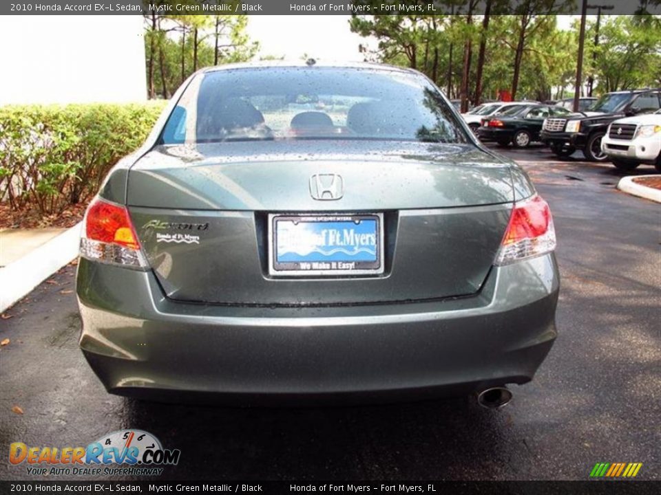 2010 Honda Accord EX-L Sedan Mystic Green Metallic / Black Photo #2