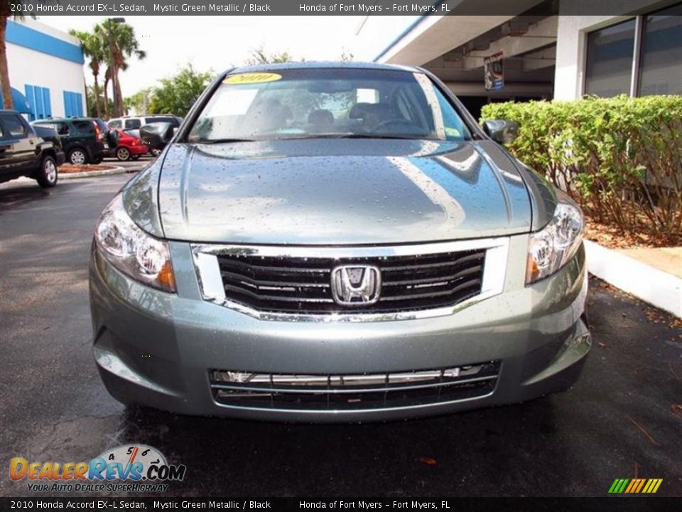 2010 Honda Accord EX-L Sedan Mystic Green Metallic / Black Photo #6
