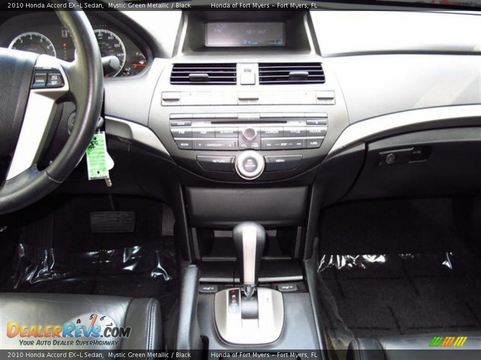 2010 Honda Accord EX-L Sedan Mystic Green Metallic / Black Photo #10