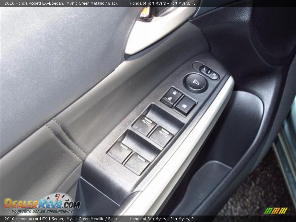2010 Honda Accord EX-L Sedan Mystic Green Metallic / Black Photo #13