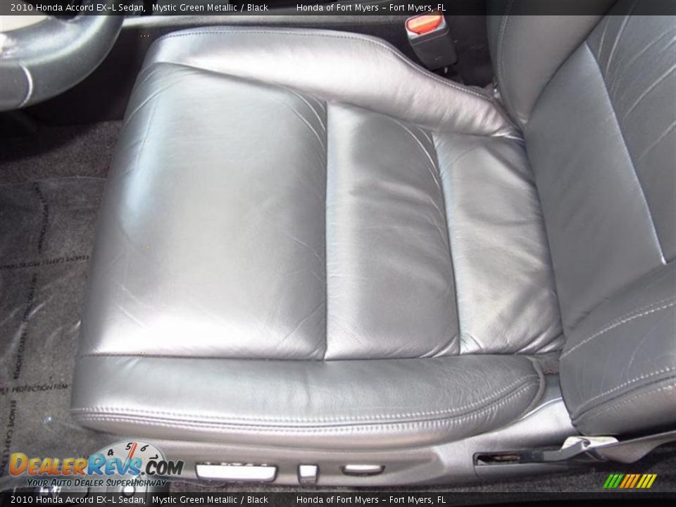 2010 Honda Accord EX-L Sedan Mystic Green Metallic / Black Photo #14
