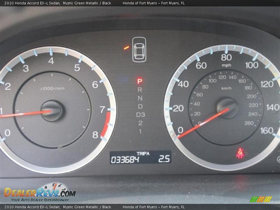 2010 Honda Accord EX-L Sedan Mystic Green Metallic / Black Photo #16