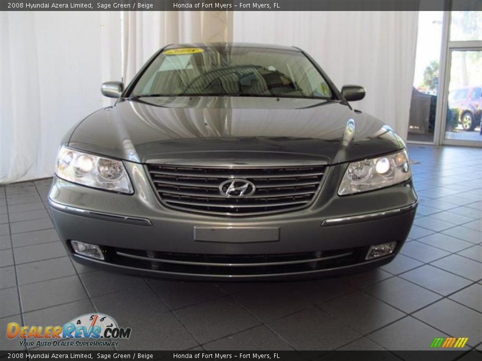 2008 Hyundai Azera Limited Sage Green / Beige Photo #9