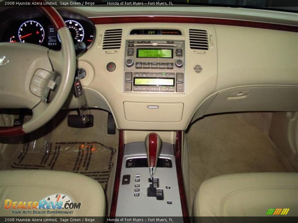 2008 Hyundai Azera Limited Sage Green / Beige Photo #13