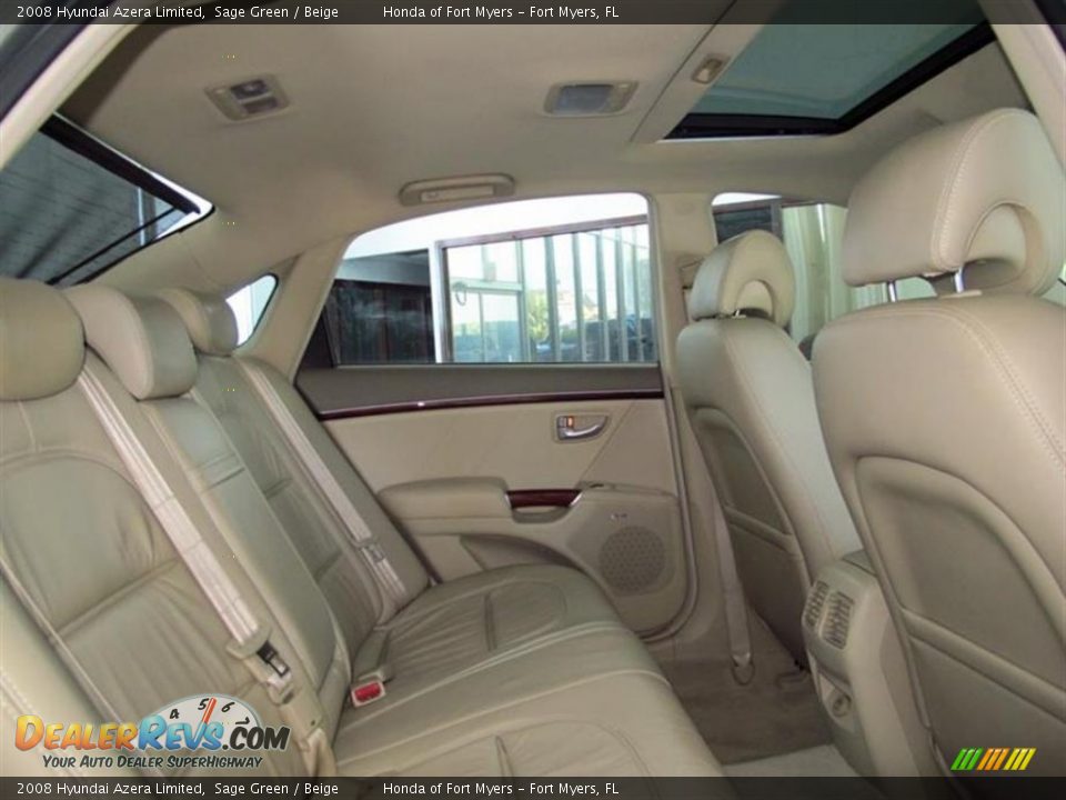 2008 Hyundai Azera Limited Sage Green / Beige Photo #15