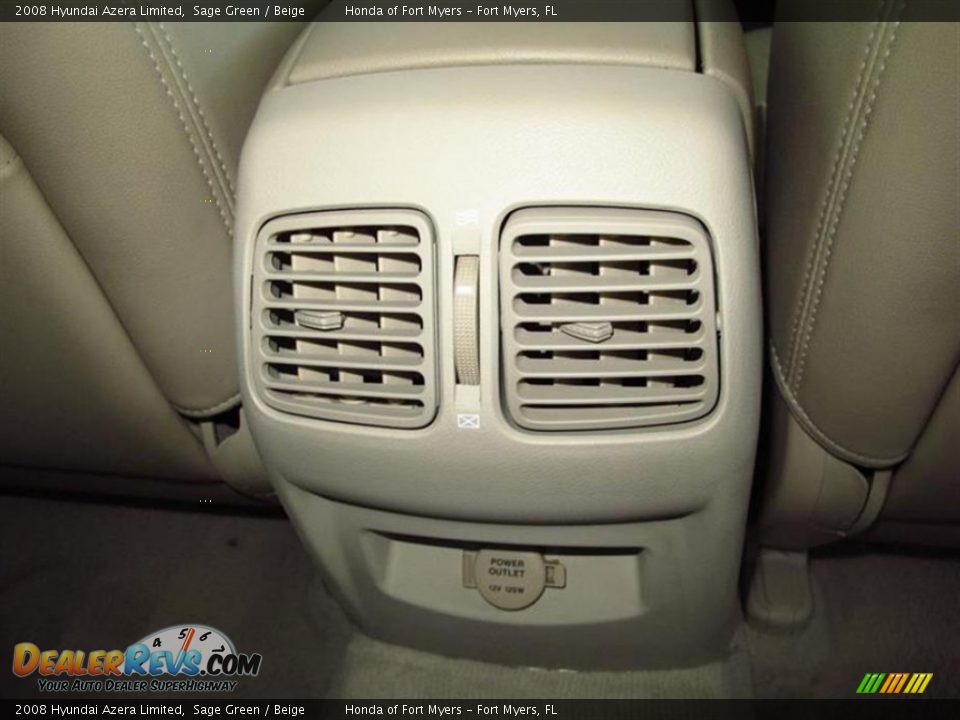 2008 Hyundai Azera Limited Sage Green / Beige Photo #16