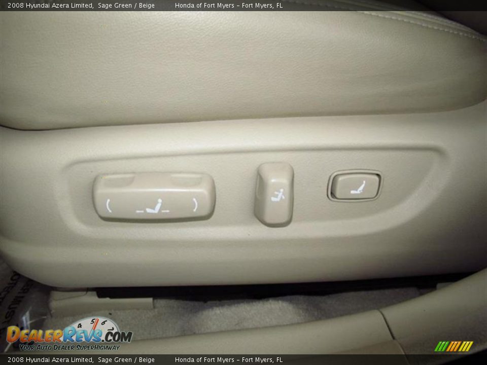 2008 Hyundai Azera Limited Sage Green / Beige Photo #19