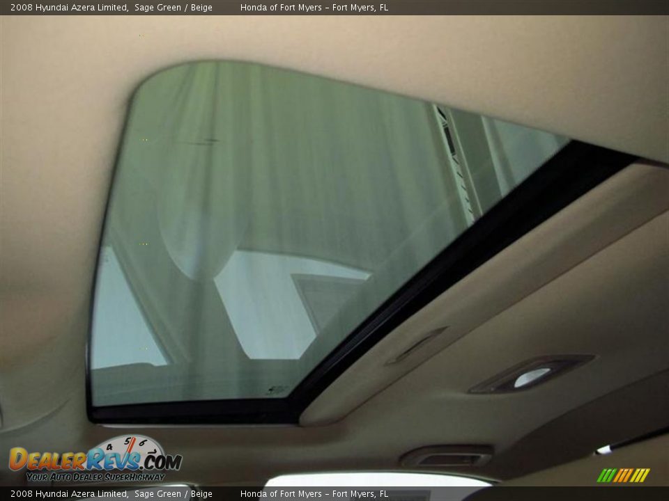 2008 Hyundai Azera Limited Sage Green / Beige Photo #20