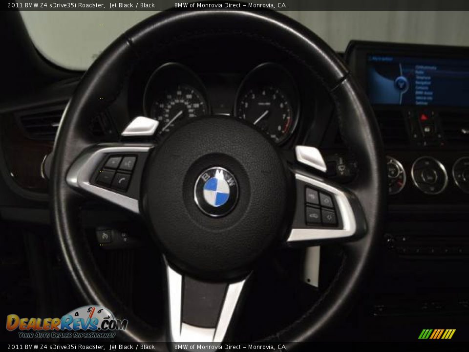 2011 BMW Z4 sDrive35i Roadster Jet Black / Black Photo #17