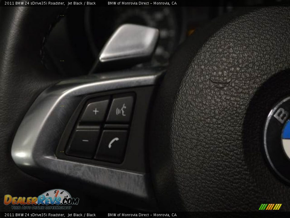 2011 BMW Z4 sDrive35i Roadster Jet Black / Black Photo #25