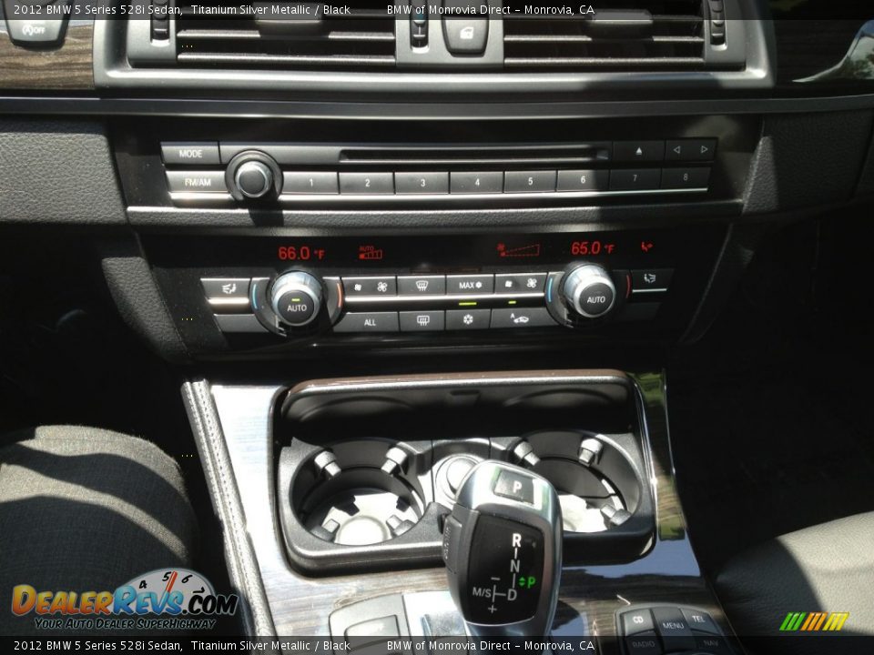 2012 BMW 5 Series 528i Sedan Titanium Silver Metallic / Black Photo #2