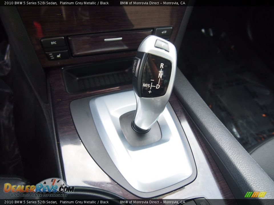2010 BMW 5 Series 528i Sedan Platinum Grey Metallic / Black Photo #24