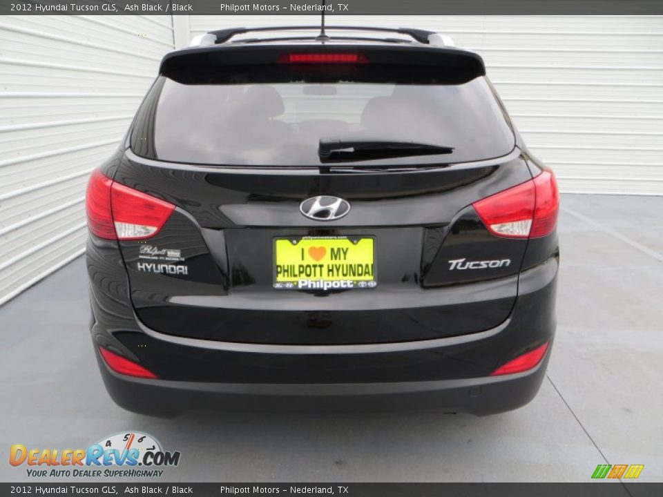 2012 Hyundai Tucson GLS Ash Black / Black Photo #4