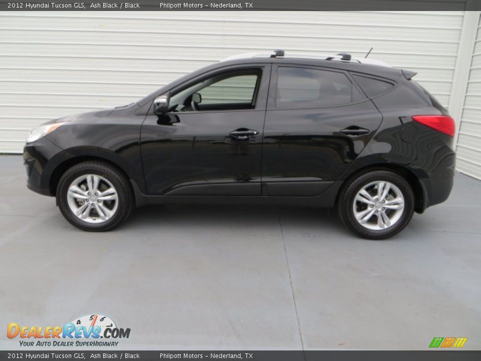 2012 Hyundai Tucson GLS Ash Black / Black Photo #5