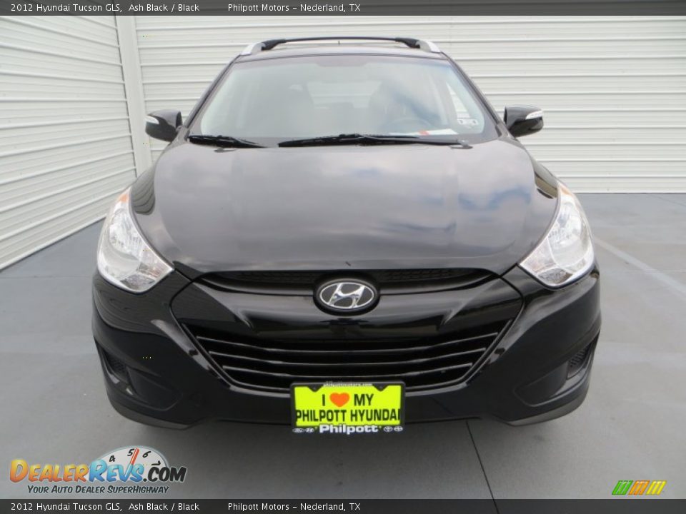 2012 Hyundai Tucson GLS Ash Black / Black Photo #7