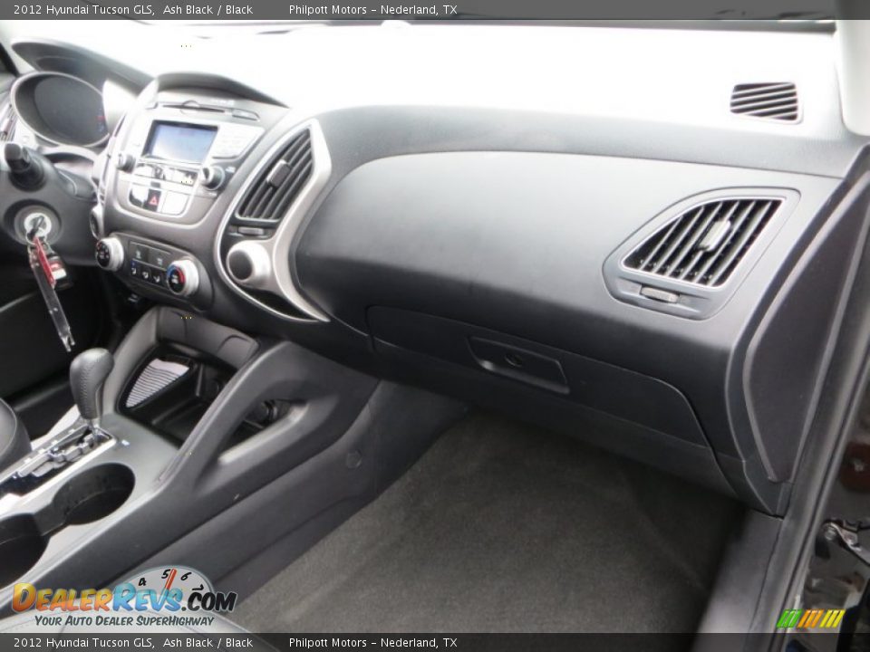 2012 Hyundai Tucson GLS Ash Black / Black Photo #22
