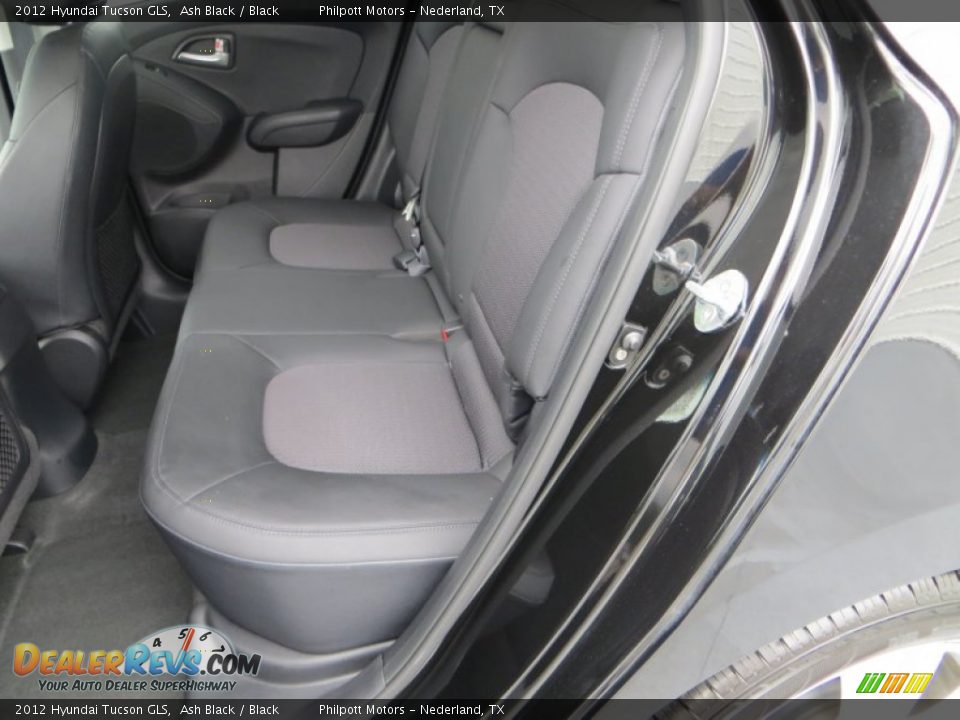 2012 Hyundai Tucson GLS Ash Black / Black Photo #28