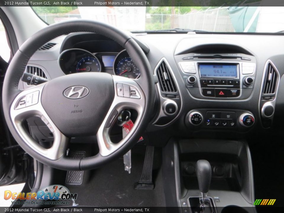 2012 Hyundai Tucson GLS Ash Black / Black Photo #33