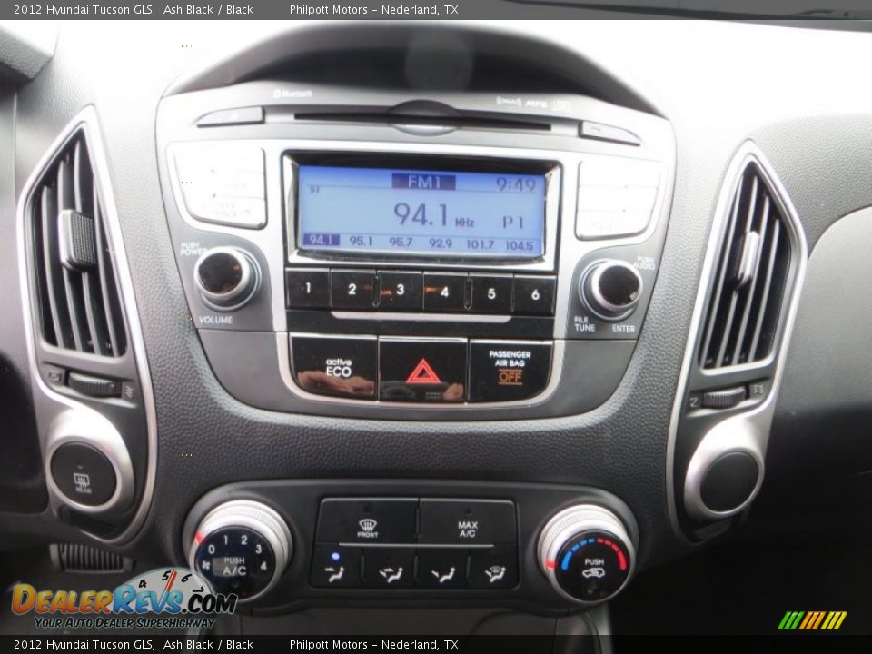 2012 Hyundai Tucson GLS Ash Black / Black Photo #35