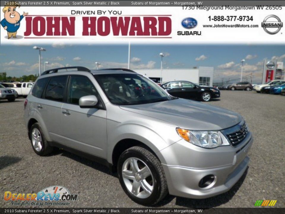 2010 Subaru Forester 2.5 X Premium Spark Silver Metallic / Black Photo #1