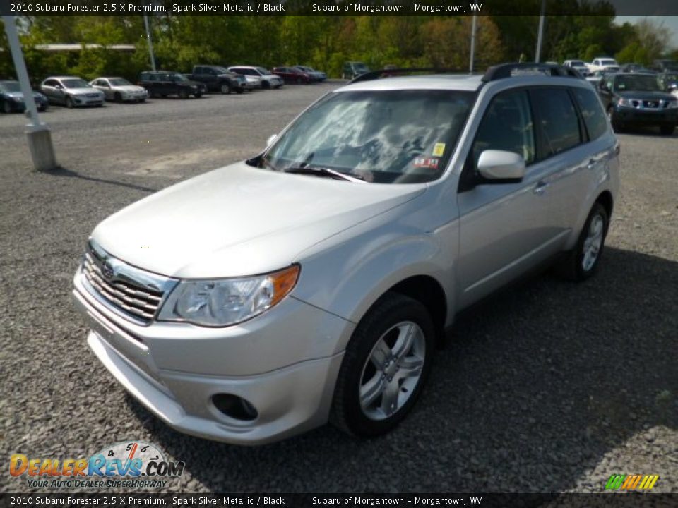 2010 Subaru Forester 2.5 X Premium Spark Silver Metallic / Black Photo #3