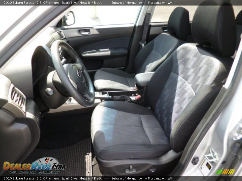 2010 Subaru Forester 2.5 X Premium Spark Silver Metallic / Black Photo #7