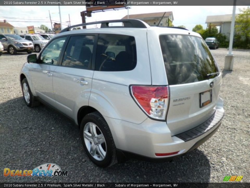 2010 Subaru Forester 2.5 X Premium Spark Silver Metallic / Black Photo #9