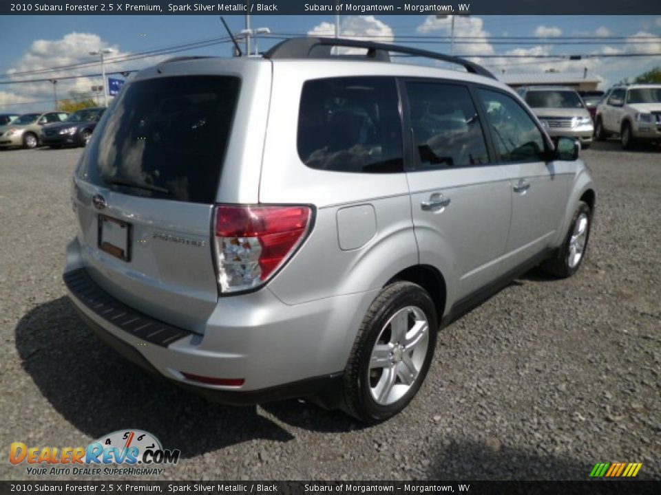 2010 Subaru Forester 2.5 X Premium Spark Silver Metallic / Black Photo #11