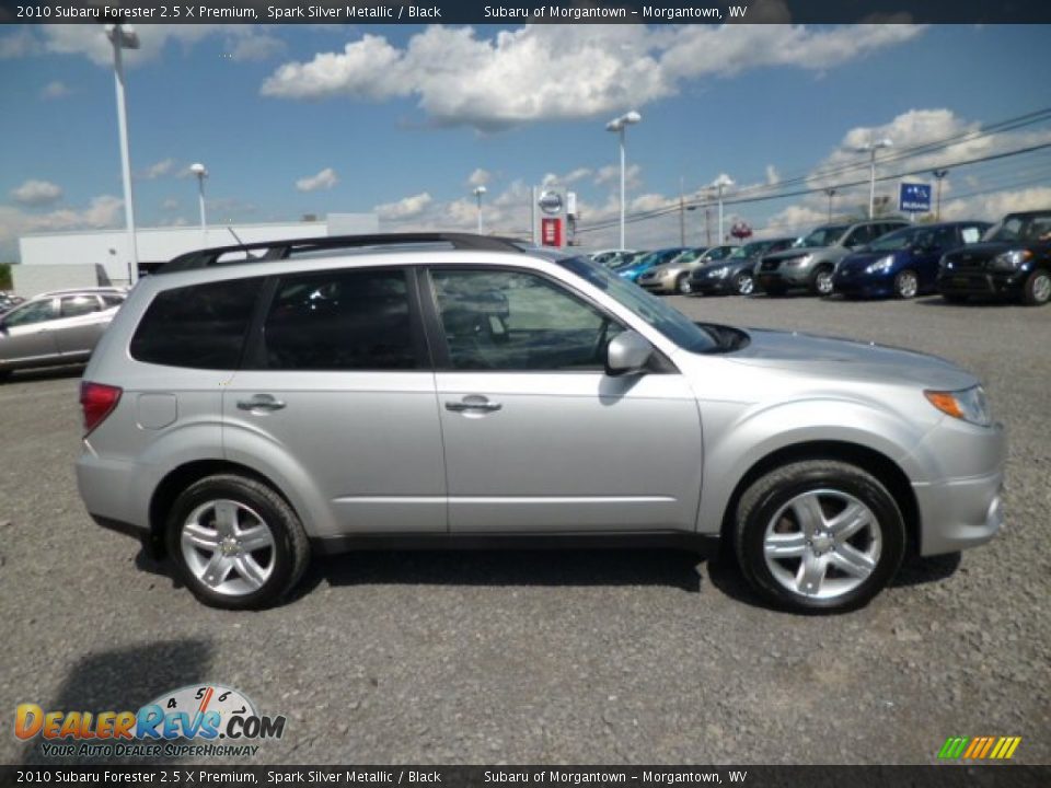 2010 Subaru Forester 2.5 X Premium Spark Silver Metallic / Black Photo #12
