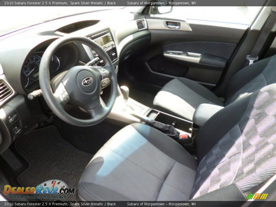 2010 Subaru Forester 2.5 X Premium Spark Silver Metallic / Black Photo #16