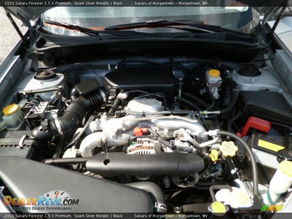 2010 Subaru Forester 2.5 X Premium Spark Silver Metallic / Black Photo #18